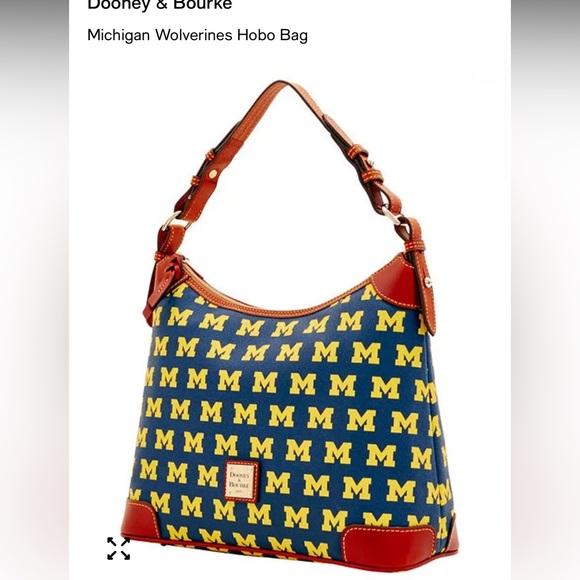 Dooney & Bourke Minnesota Golden Gophers Hobo Bag Nwt - Picture 2 of 3